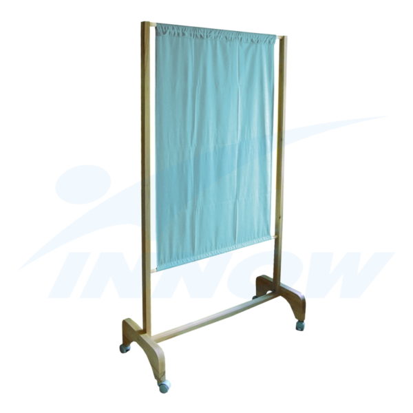 Medical screen, one-panel, washable, wooden – P804D – INNOW