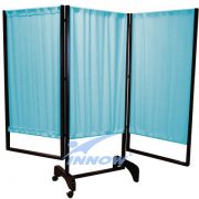 Medical screen, three-panel, washable, wooden – P805D – INNOW