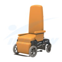 Rehabilitation, care, geriatric chair TRAPER II with deflectable seat - F301H EVO - INNOW