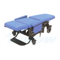 Rehabilitation, care, geriatric chair TRAPER II - swivel wheels - F301KL EVO - INNOW