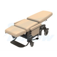 Rehabilitation, care, geriatric chair TRAPER II - swivel wheels, deflectable seat - F301KL H EVO - INNOW