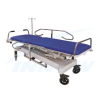 S405 EVO AT - Table for lying patient transport supporting the Trendelenburg and reverse Trendelenburg position with hydraulic height adjustment