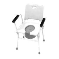Krzesło sedesowe z poręczami wyjmowanymi – C203 – INNOW