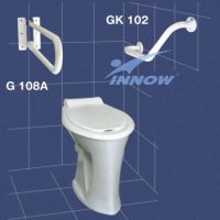 Uchwyt łazienkowy ścienny ukośny z krytym mocowaniem 60 cm – GK102 – INNOW