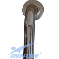 Uchwyt łazienkowy ścienny prosty z krytym mocowaniem 30 cm INOX – GKN101 – INNOW