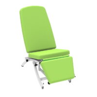 Fotel zabiegowy 3-częściowy z odchylanym siedziskiem - FZ01 EU [3CP] - INNOW