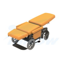 Fotel rehabilitacyjny, pielęgnacyjny, geriatryczny TRAPER II - odchylane siedzisko - F301H EVO - INNOW