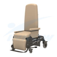 Fotel rehabilitacyjny, pielęgnacyjny, geriatryczny TRAPER II - zwrotne koła - F301KL EVO - INNOW