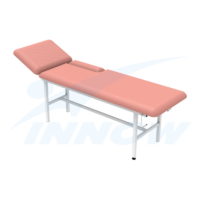 S406 [MONO ECHO] – Kozetka (stół rehab.) do echokardiografii z konstrukcją monolityczną do 200 kg