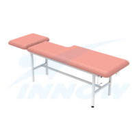 S406 [MONO ECHO] – Kozetka (stół rehab.) do echokardiografii z konstrukcją monolityczną do 200 kg