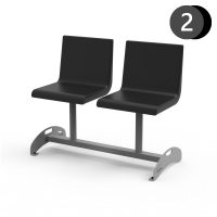 KDP03 - Krzesła do poczekalni, 2 siedziska stałe
