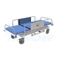 Stół pielęgnacyjno-transportowy z rolkami do obracania chorego