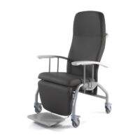 Fotel pielęgnacyjny Mauro E-move z 4 kołami o średnicy 100 mm