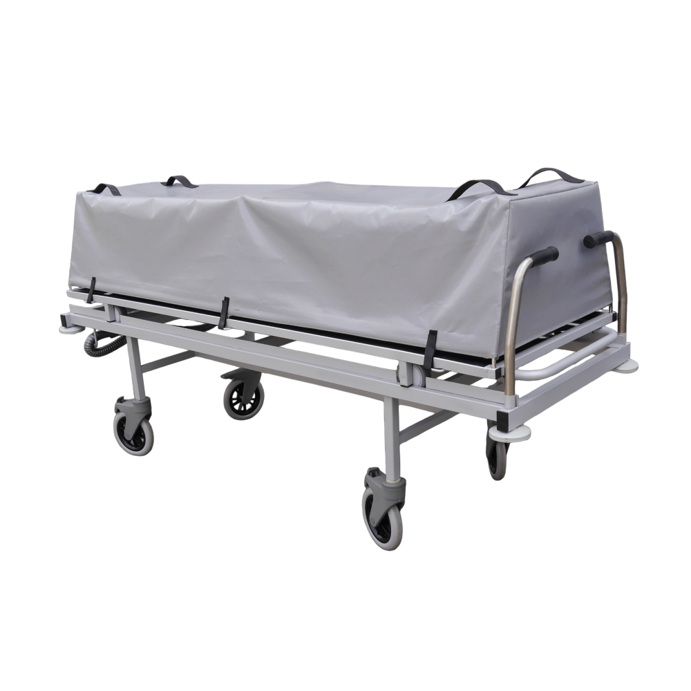 Wózek do transportu zwłok, pokrywa PCV